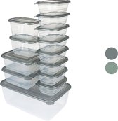 Boîtes pour aliments frais 13 pièces, compatibles micro-ondes, idéales pour conserver des aliments frais, les réchauffer et les congeler
