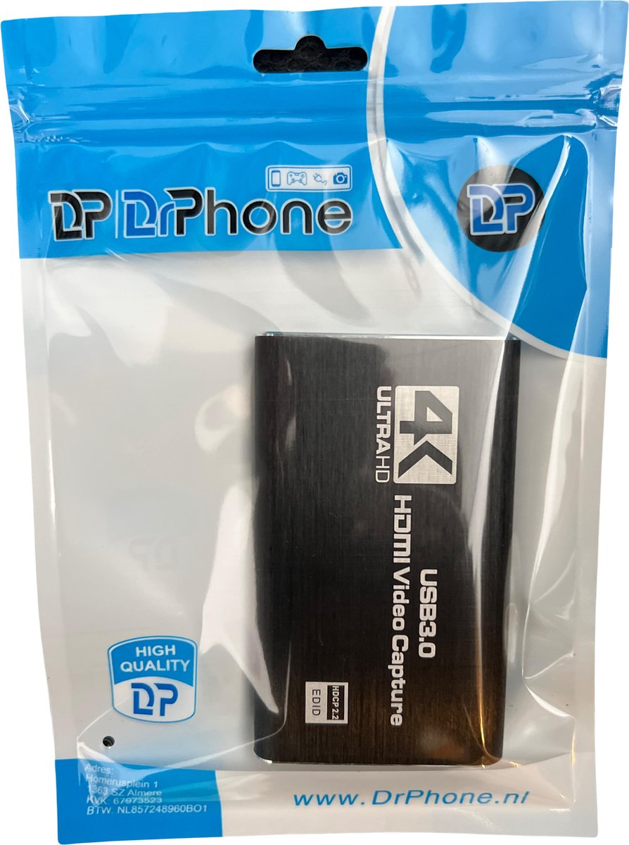 DrPhone HVC 4K Capture Card USB 3.0 - 1080P 60fps thumbnail 8