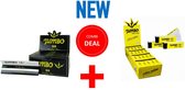 VLOE+TIPS COMBIDEAL JUMBO BLACK KING SIZE SLIM BOX/50 + JUMBO FILTER TIPS YELLOW MELLOW BOX/100