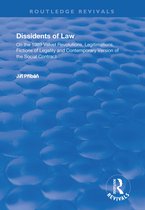 Routledge Revivals- Dissidents of Law