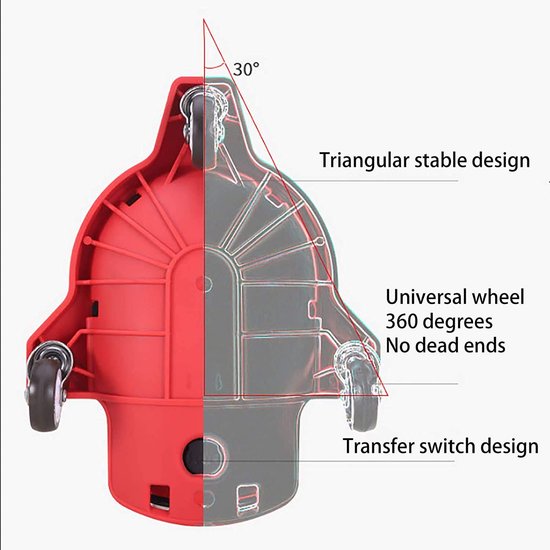 Rolling Knee Dolly Kniebeschermers voor vloeren, gereedschapsplank en 5 zwenkwielen Rolling Knee Dolly Kniebeschermers voor vloeren, gereedschapsplank en 5 zwenkwielen