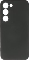 Hoesje 2.0mm Dikke Siliconen Back Cover Kleur Zwart geschikt voor Samsung Galaxy S23