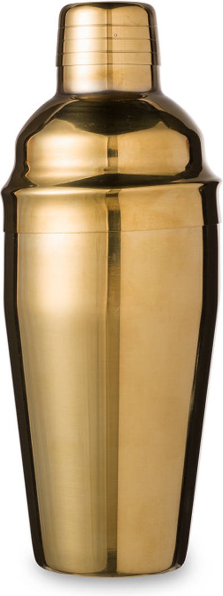 Cocktail Set - 4-Delig - Cocktail Shaker - Luxe Cocktailset - Barset - Complete Cocktailset - Bartender Barset - Met Cocktailzeef, Barlepel en Barmaatje - Luxe Cadeauverpakking - 500 ml - Goud — cadeau in Kookcadeaus - foto 8