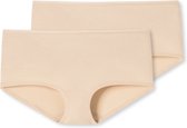 Schiesser 2Pack Shorts - Biologisch katoen Dames Onderbroek - Maat XL