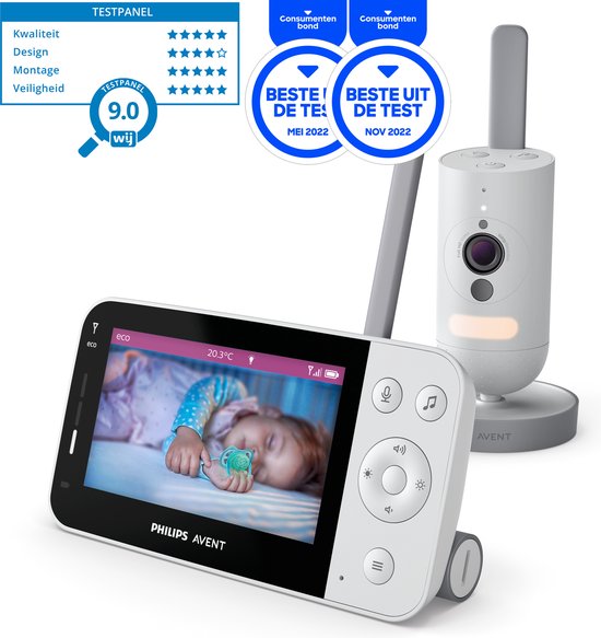Philips Avent Connected SCD923/26 Beeldbabyfoon - Babyfoon met camera en  app | bol.com