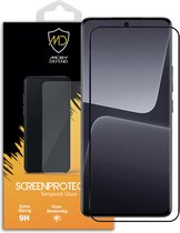 Xiaomi 13 Pro Screenprotector - MobyDefend Screensaver Met Zwarte Randen - Gehard Glas - Glasplaatje Geschikt Voor Xiaomi 13 Pro