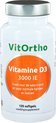 Vitortho vitamine D3 3000ie 120 st