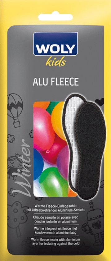Woly Alu Fleece Kids - Warme inlegzool met aluminiumlaag - Maat 25/26