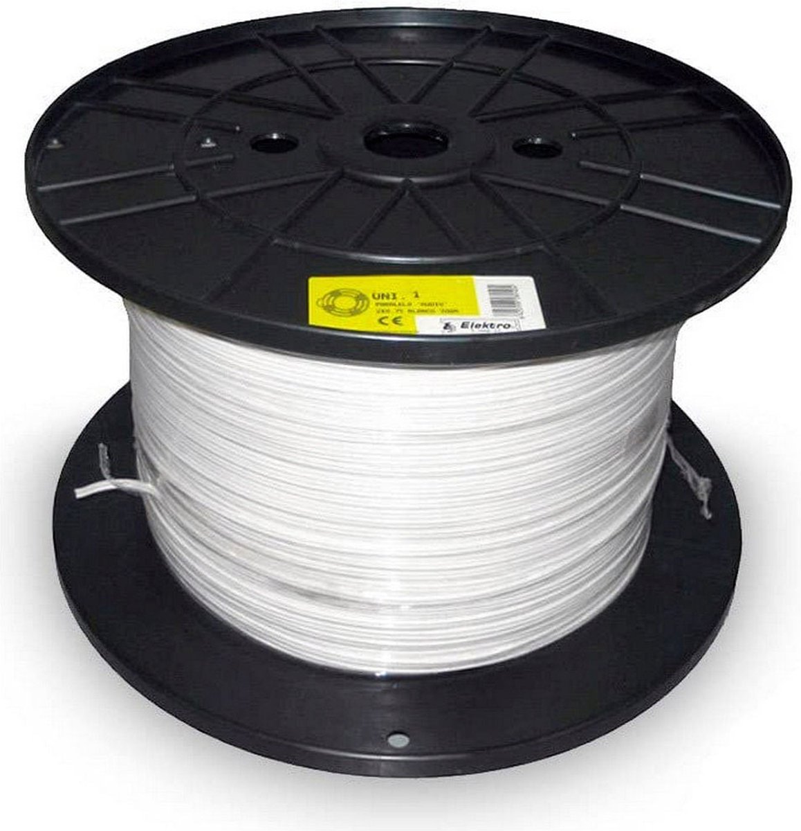 Kabel Sediles 2 x 1 mm Wit 500 m Ø 400 x 200 mm