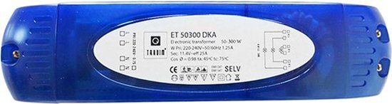Tradim ET50300DKA electronische halogeentransformator 50-300 Watt