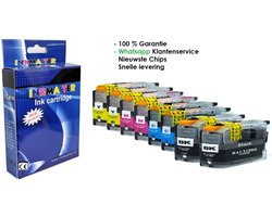 Inkmaster premium huismerk inkt Cartridge XL Gechikt voor Brother LC-123 Multipack 8 stuks 2 x BK, Cyaan, Magenta,Yellow DCP-J132W, DCP-J172W,…