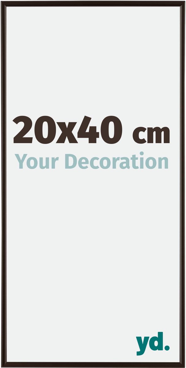 yd. Your Decoration - Fotolijst 20x40 cm - Kunststof - Antraciet - Evry