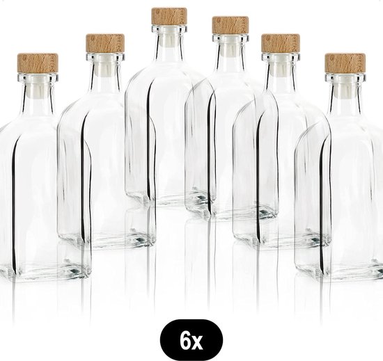 Koffiesiroop-dispensers met 18 etiketten, koffiepompdispenser voor koffiebar, minimalistische glazen koffiefles, envoudige esdoorn/koffiesiroop-flessen met blaut etiket, 500 ml — afbeelding 5