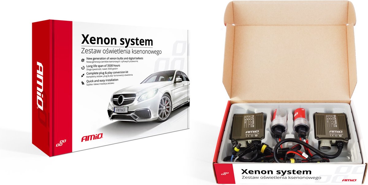 Xenon Set S1068 CANBUS H7M (Metaal) 4300K - Verbeterde Verlichting