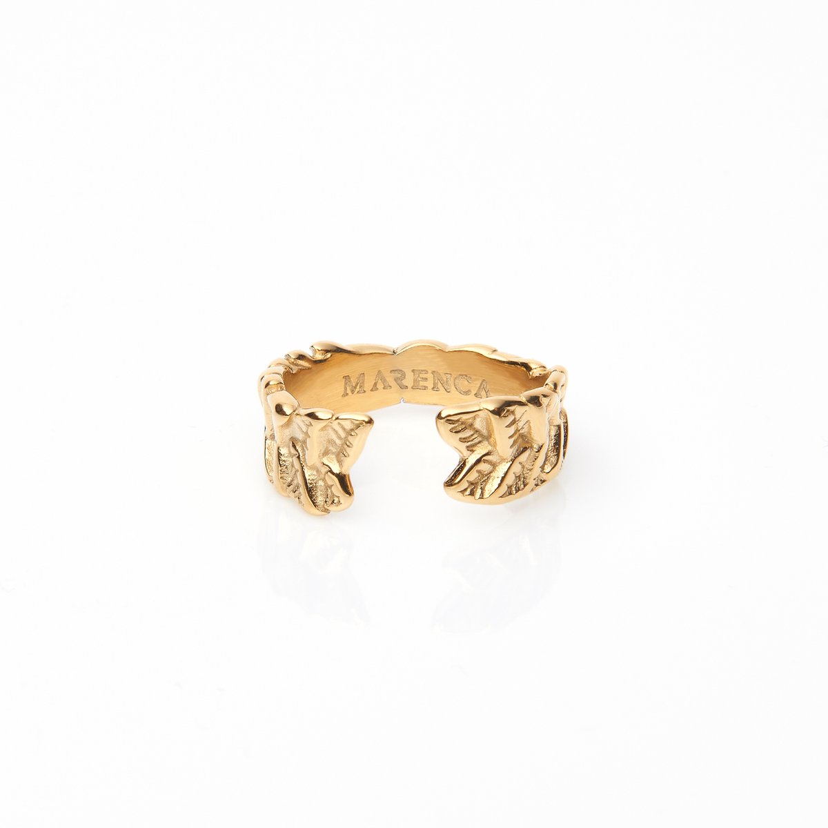 Marenca Gouden Lauwerkrans Heren Ring (L)