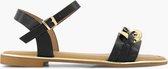 graceland Zwarte sandaal sierketting - Maat 38