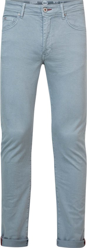 Petrol Industries - Heren Seaham Coloured Slim Fit Jeans jeans - Blauw - Maat 38