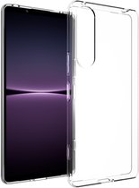 Accezz Hoesje Geschikt voor Sony Xperia 1 V Hoesje Siliconen - Accezz Clear Backcover - Transparant