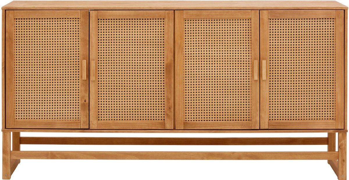 Notio Living Jolene-Dressoir - 4-deuren - Natuur Grenen