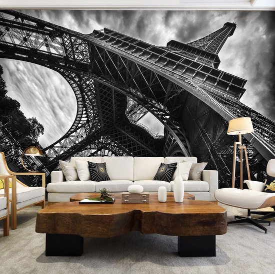 Fotobehang Vlies | Slaapkamer | Goud, Wit | 368x254cm Fotobehang Vlies | Slaapkamer | Goud, Wit | 368x254cm