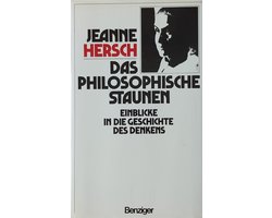Omslag van Das philosophische Staunen - Einblicke in die Geschichte des Denkens
