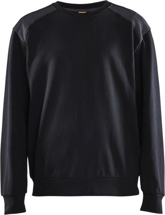 Sweat-shirt bicolore Blaklader 3580-1158 - Zwart/ Gris Medium - XL