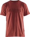 Blaklader T-shirt 3D 3531-1042 - Gebrand rood - XXXL