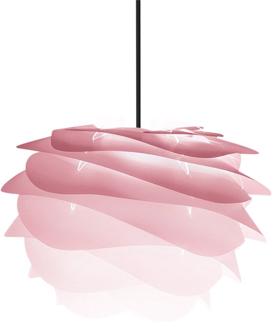 Carmina Mini hanglamp baby rose - met koordset zwart - Ø 32 cm