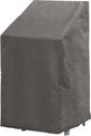 Winza Outdoor Covers - Premium - Duurzame Beschermhoes voor Stapelstoelen - Weerbestendig PP Textiel met Coating, Grijs, Waterdicht en UV-Bestendig - 66x66x128/88 cm - 2 Jaar Garantie