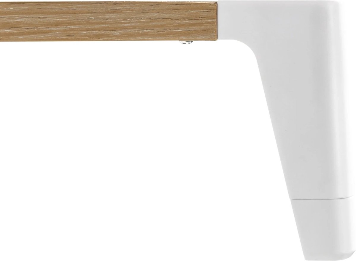 Monitor Verhoger - Monitor Standaard - Geschikt Voor Twee Schermen Hout Zwart Met Telefoonhouder Ergonomisch Werken Bureau