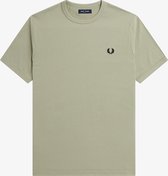Fred Perry - T-Shirt Groen M3519 - Heren - Maat L - Modern-fit