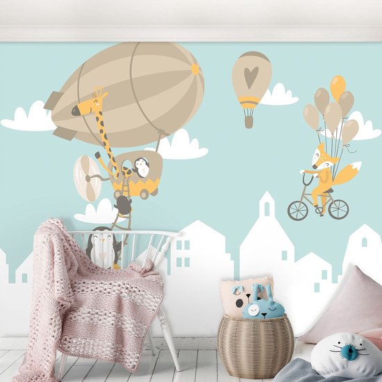 Fotobehang Jungle Dieren Wereld | Kinderkamer Junglethema