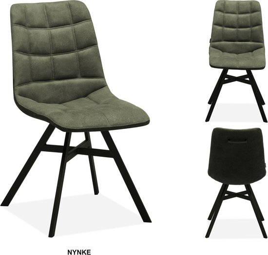 MX Sofa Eetkamer stoel Nynke | kleur: Mos