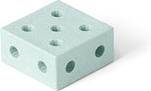 Modu Blokken Vierkant - Zachte blokken- Open Ended speelgoed - Speelgoed 1 -2 -3 jaar - Ocean Mint
