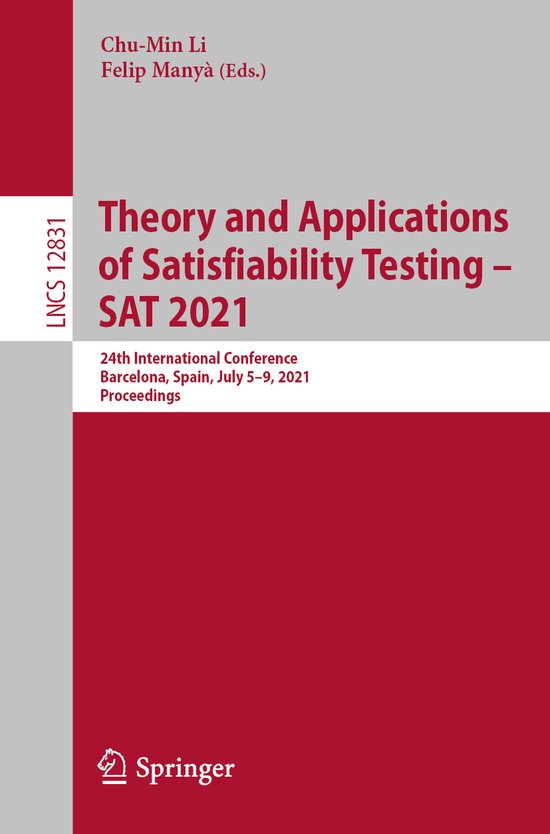 Lecture Notes in Computer Science12831- Theory and Applicati ... - cover