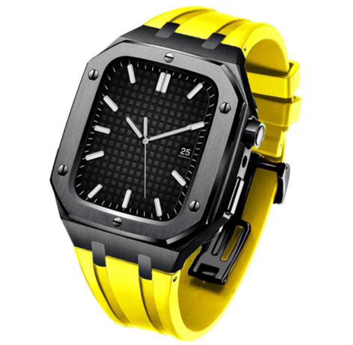 Luxe Apple Watch Case - geel 45mm