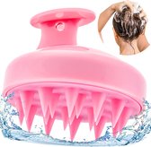 Haarborstel – Roze – Anti roos – Siliconen Massageborstel – Anti roos borstel – Haarverzorging – Gezond haar – Haargroei