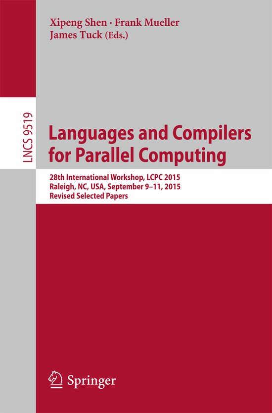 Languages and Compilers for Parallel Computing - cover