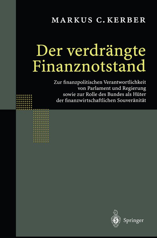 Der Verdrängte Finanznotstand - cover
