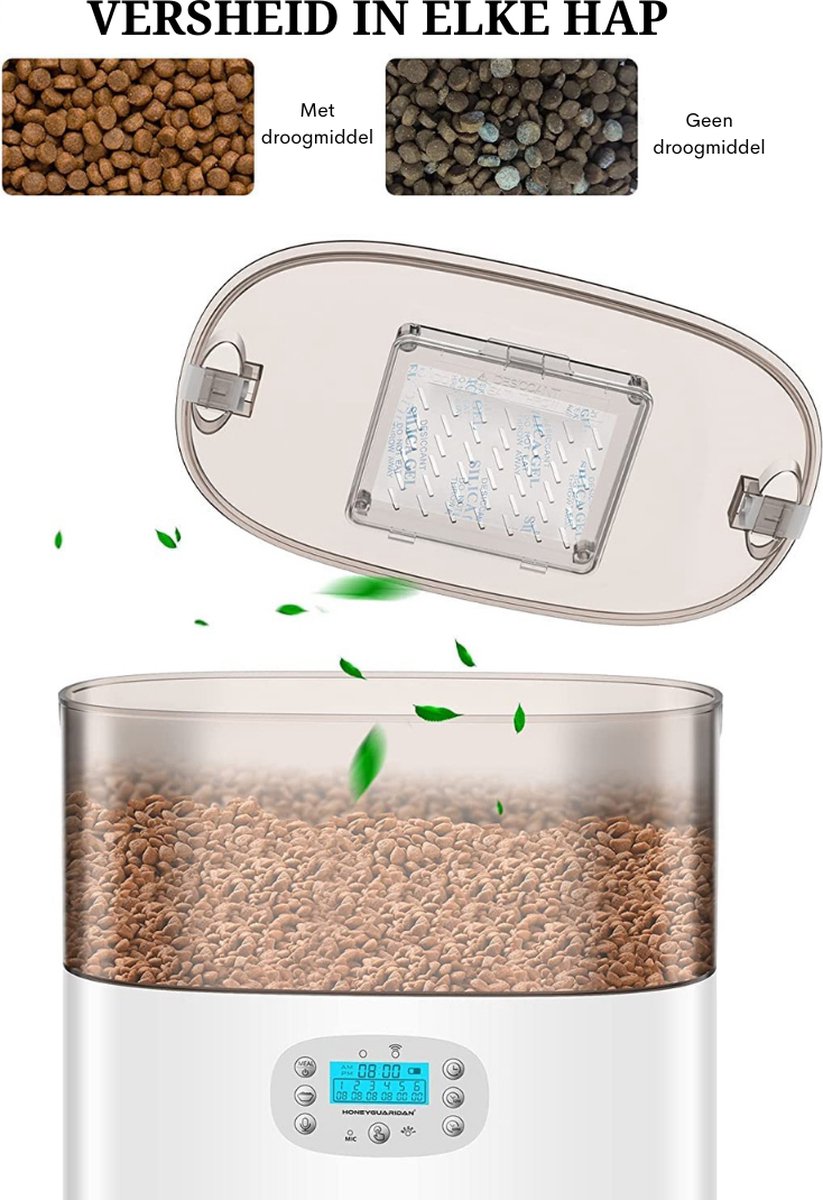 Automatische Voerbak Kat - Automatische Voedseldispenser - afbeelding 3
