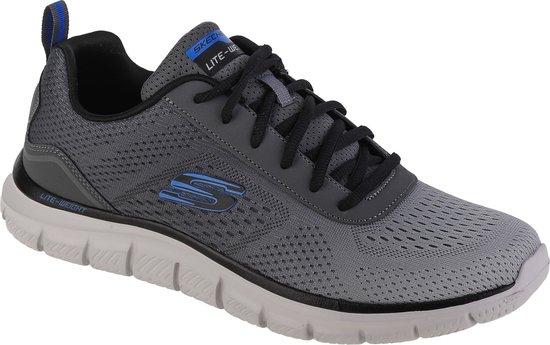 Skechers Track - Ripkent 232399-CCGY, Mannen, Grijs, Trainingschoenen, maat: 41