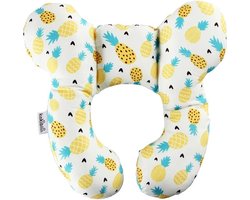 KimDo - Baby Maxi Cosi Steun Kussen - Ananas Neksteun voor Baby's - Steunkussen voor Reiswieg - MaxiCosi Steunkussen - Slaapkussen - Baby in de Auto - Babystoel Nek Steun - Baby Slaapkussen - Autostoel Nekkussen / Kussen