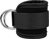 "BAILUNVED Sports - Ankle Straps Series - Black Gym Ankle Cuffs with Durable D-Ring and Adjustable Strap - 1 stuk"