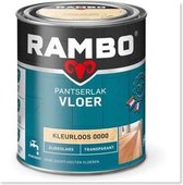 Rambo Pantserlak Vloer Transparant Zijdeglans - Sneldrogend - Vocht & Vuilwerend - Kleurloos - 0.75L