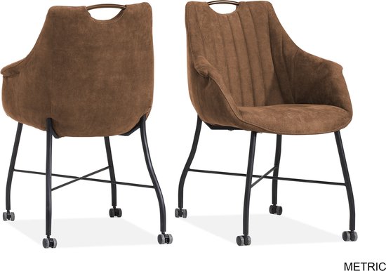 MX Sofa Eetkamer stoel Metric | kleur: Cognac