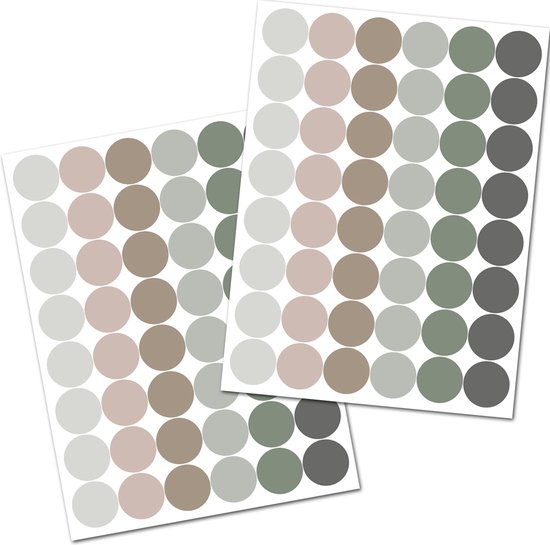 YIKIADA 1170 stuks kleurrijke ronde 13 mm puntstickers, zelfklevende markeringspunten, waterdichte plakstippen, stickers, kleine kleurcodering, etiketten