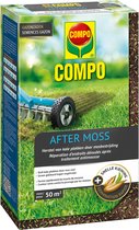 COMPO Gazonzaad After Moss - herstel van kale plekken na mosbehandeling - snelle kieming - doos 1 kg (50 m²)