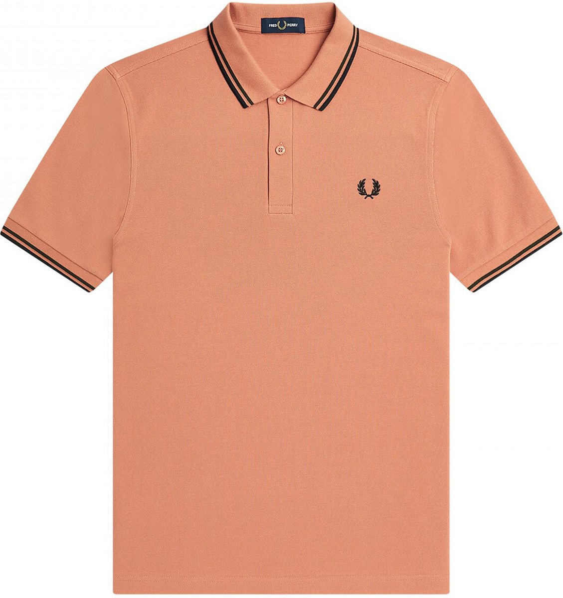 Fred Perry M3600 polo twin tipped shirt pique Light Rust Bruin