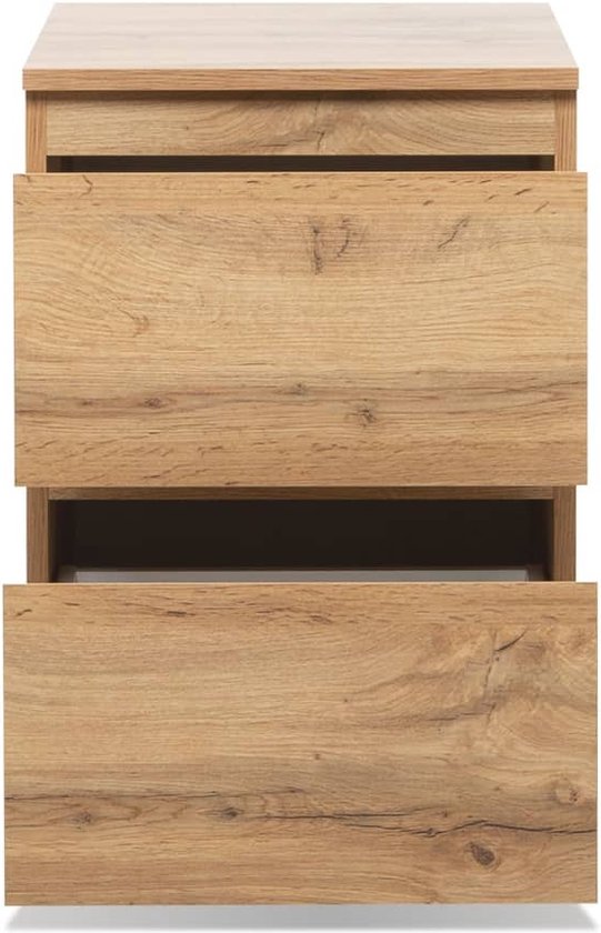 Tafelblad bruin eiken 120 x 80 cm kopen