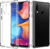 Samsung Galaxy A20e Hoesje backcover Shockproof siliconen Transparant